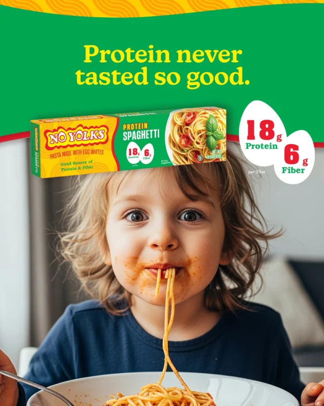 The rules said protein pasta couldn’t taste this good. We don’t follow rules. No Yolks protein pasta is here.